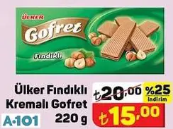 ÜLKER FINDIKLI KREMALI GOFRET